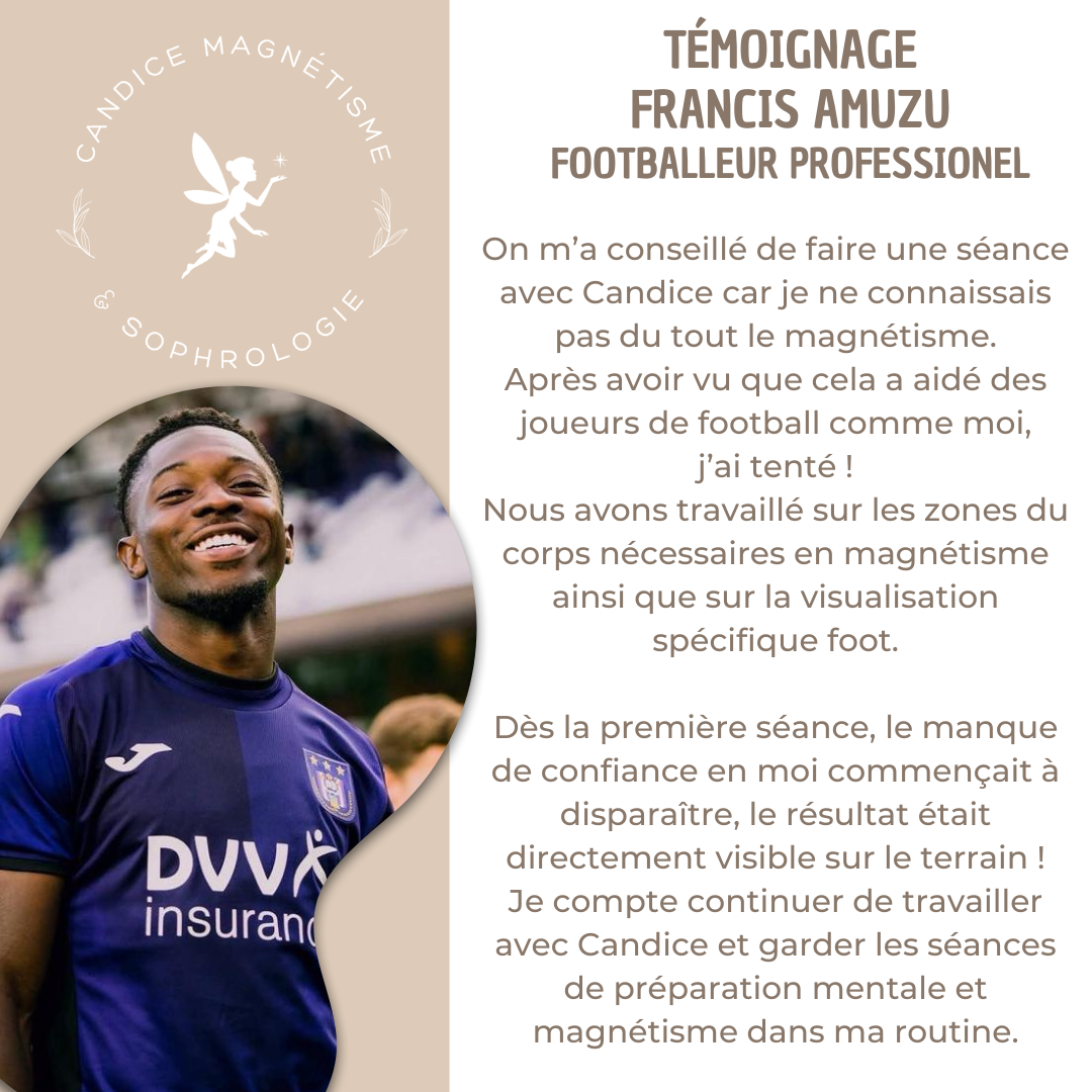 Témoignage du footballeur Francis Amuzu